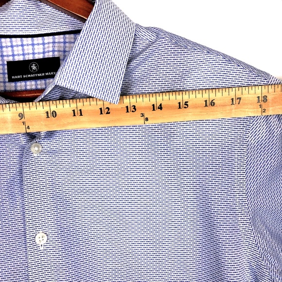 Hart Schaffner Marx Mens Button-down Shirt LG - Picture 6 of 7